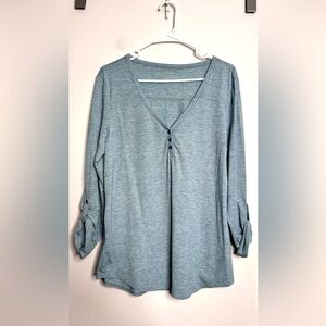 Eddie Bauer V neck tee - women’s size Large